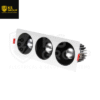 KS ANTI GLARE 3X7W LED DOWN LIGHT 4000K WH/BLK