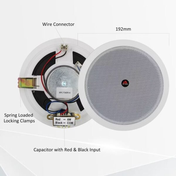 MP3-50D BLUETOOTH POWER AMPLIFIER ＆ WA124 CEILING SPEAKER 6"
