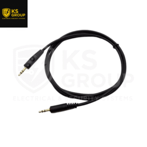 3.5MM AUDIO CABLE MALE TO MALE  1METER (BLK)