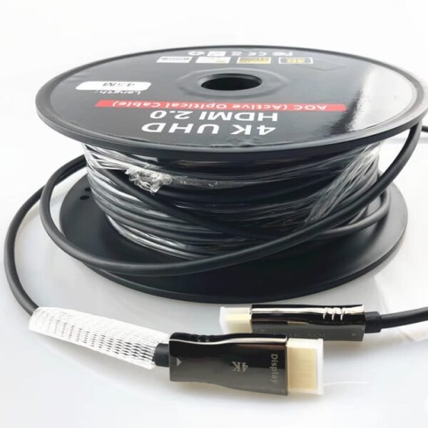FIBER OPTIC HDMI CABLE 20M 4K 60HZ BLACK