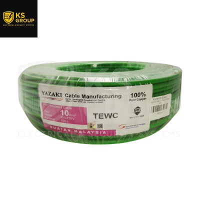 TEWC PVC CABLE 10MM X 100M (GR)