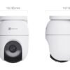 EZVIZ CB8 LITE 2K SOLAR 4MP BATTERY PAN-TILT WIFI 6+4G SIM