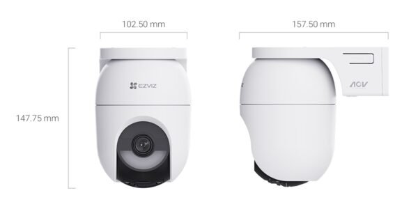 EZVIZ CB8 LITE 2K SOLAR 4MP BATTERY PAN-TILT WIFI 6+4G SIM