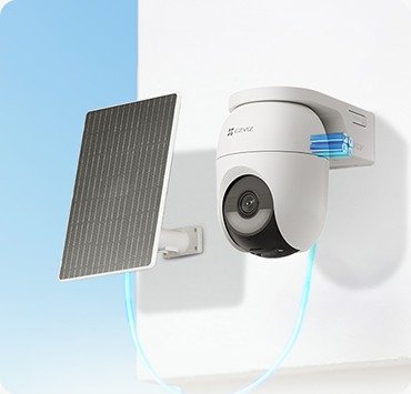 EZVIZ CB8 LITE 2K SOLAR 4MP BATTERY PAN-TILT WIFI 6+4G SIM