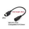 KS FEMALE DC TO 4 PIN MALE CONNECTOR CABLE12V5A